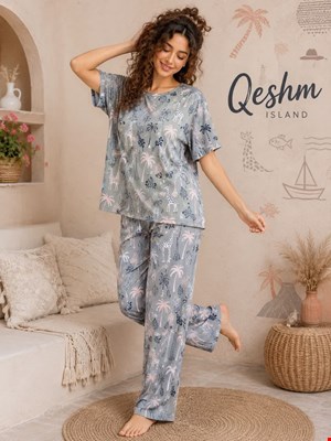 ست تیشرت و شلوار راحتی زنانه برند منگو کد 316